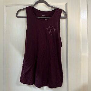 Maroon Old Navy athletic cotton tank